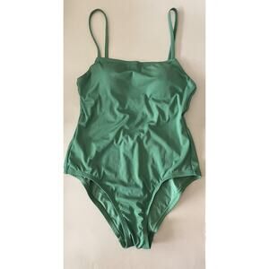 Sea Angel Sz S Green One piece laced look upper back NWOT